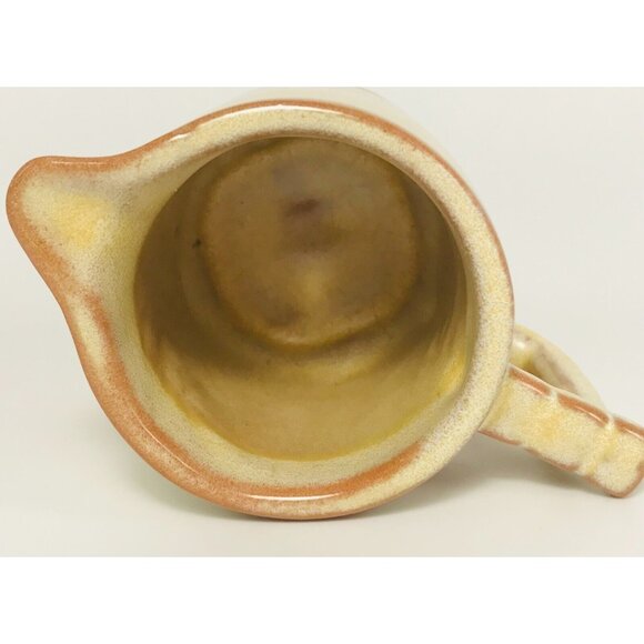 Vintage Frankoma Pottery Creamer Cream Pitcher USA Brown 4 Oz American - Picture 7 of 7